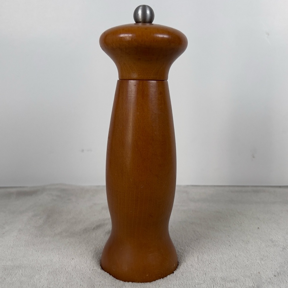 Vintage Peugeot France Large Wooden Peppermill